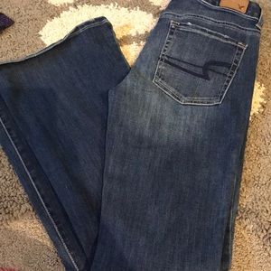 American eagle high rise super flare. Size 4